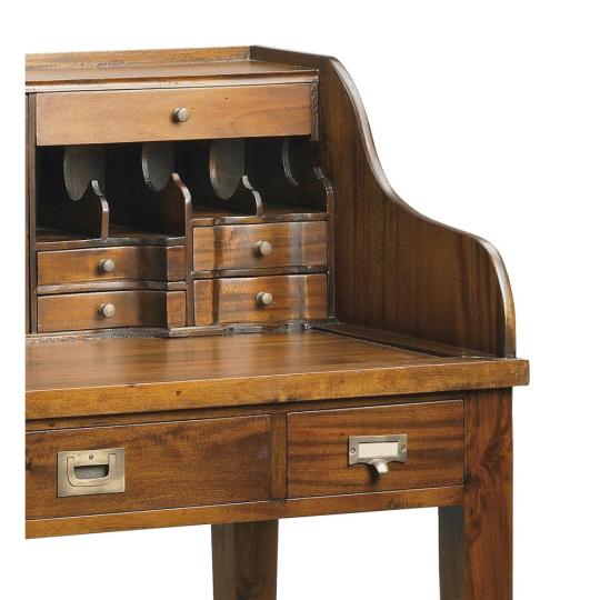 klasszikus fa iroasztal szekreter levelezo asztal konzolasztal mediterran barna tomorfa nappali kisasztal iroda elegans luxus dio cseresznye butor lameridiana lakberendezesi bolt vintage.jpg